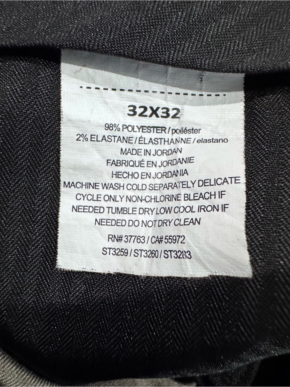 Perry Ellis Portfolio Modern Fit Taupe Brown Dress Pants Mens 32x32 - Picture 12 of 12